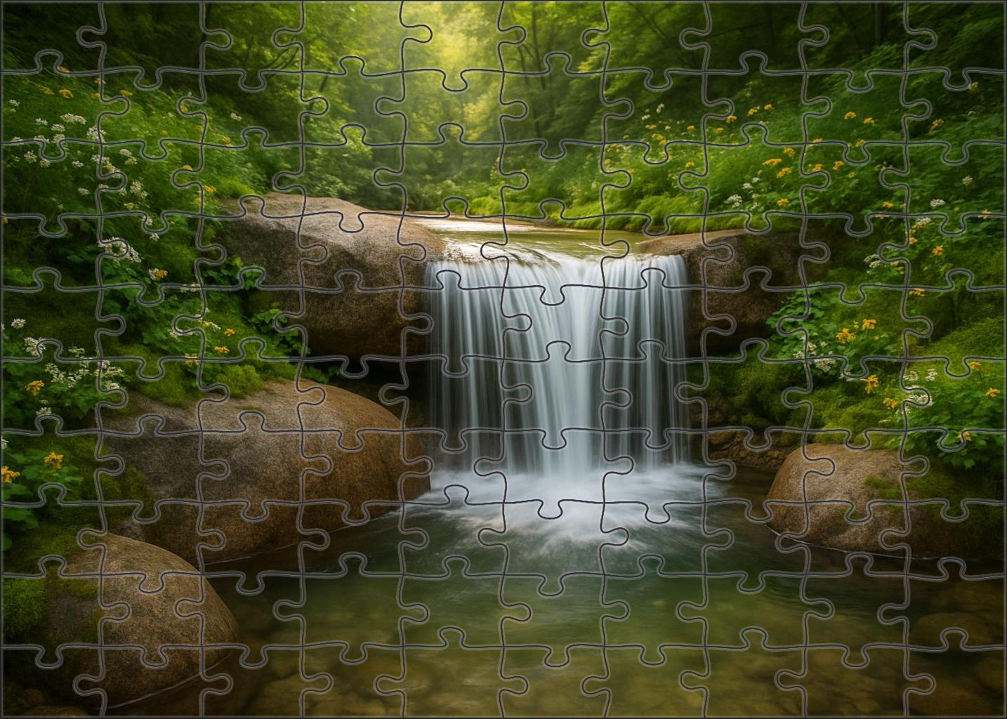 Crystal Veil Hollow Large Format Puzzle