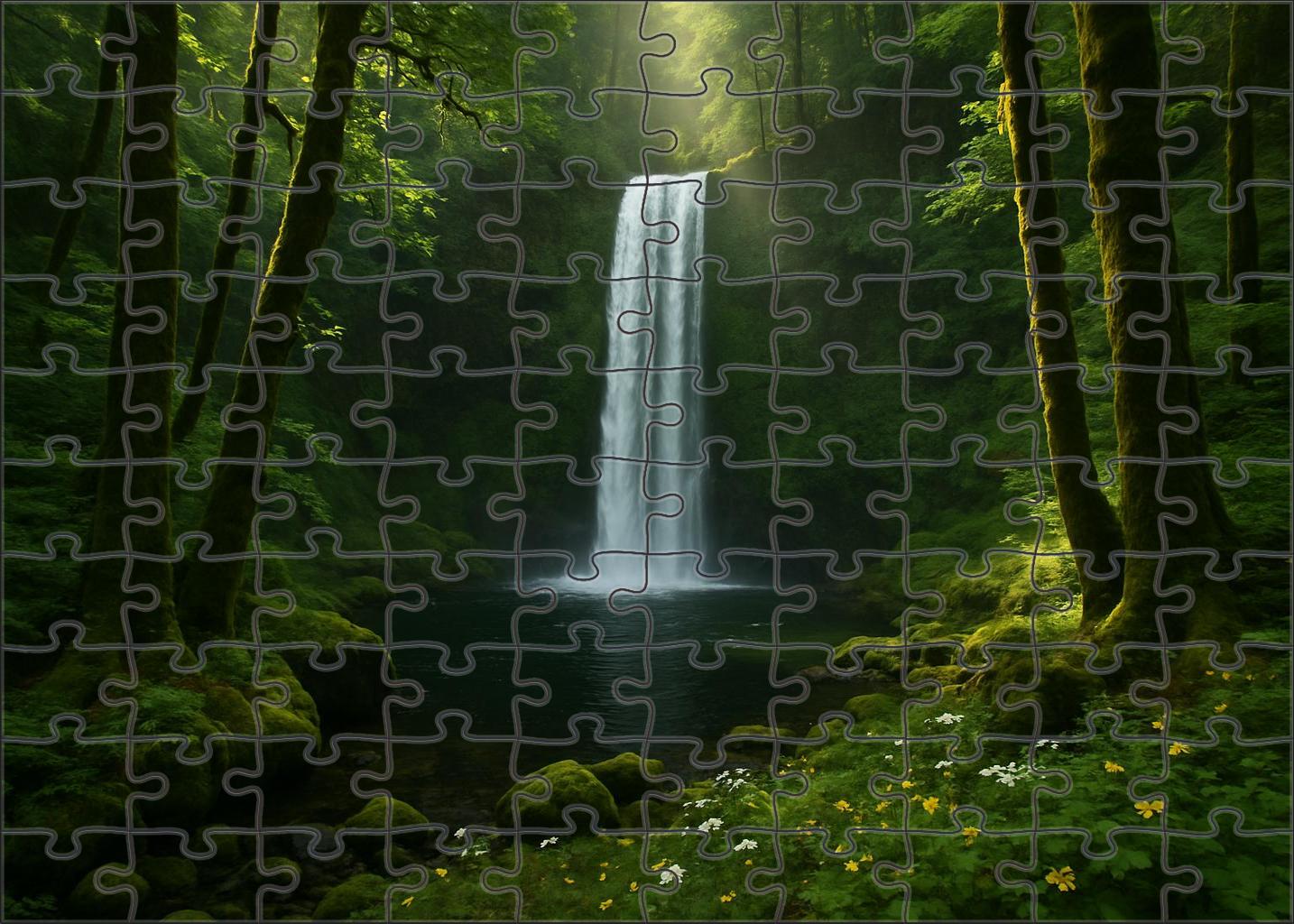 Hidden Grove Plunge Premium Puzzle Pieces