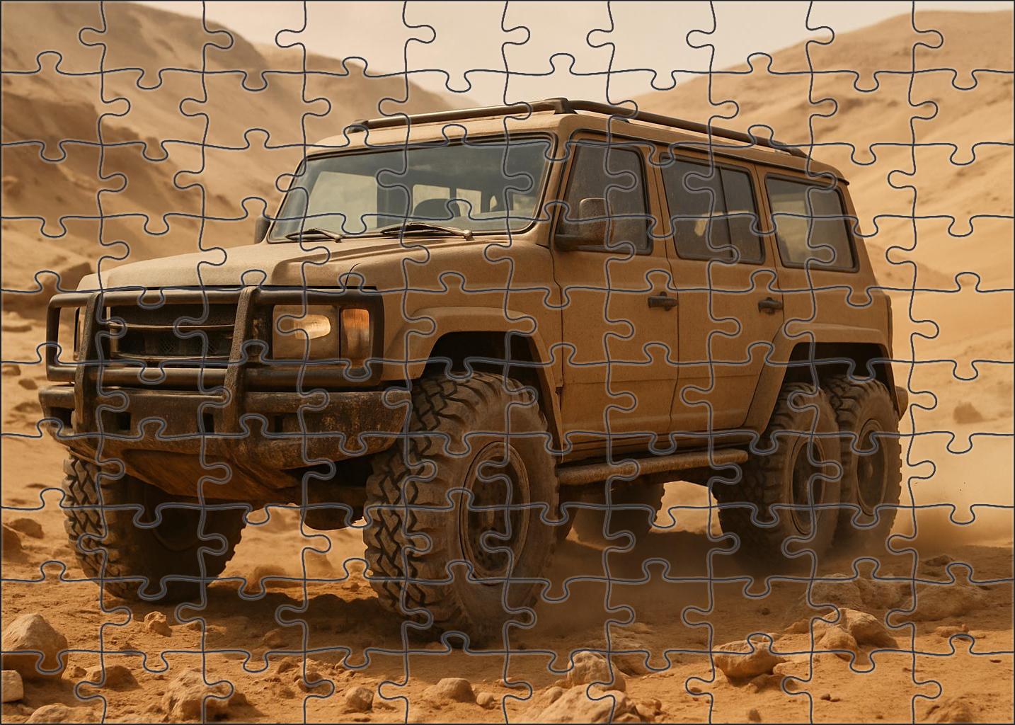 Avalanche Terra 6x Six-wheel Off-road Beast 500 Piece Puzzle