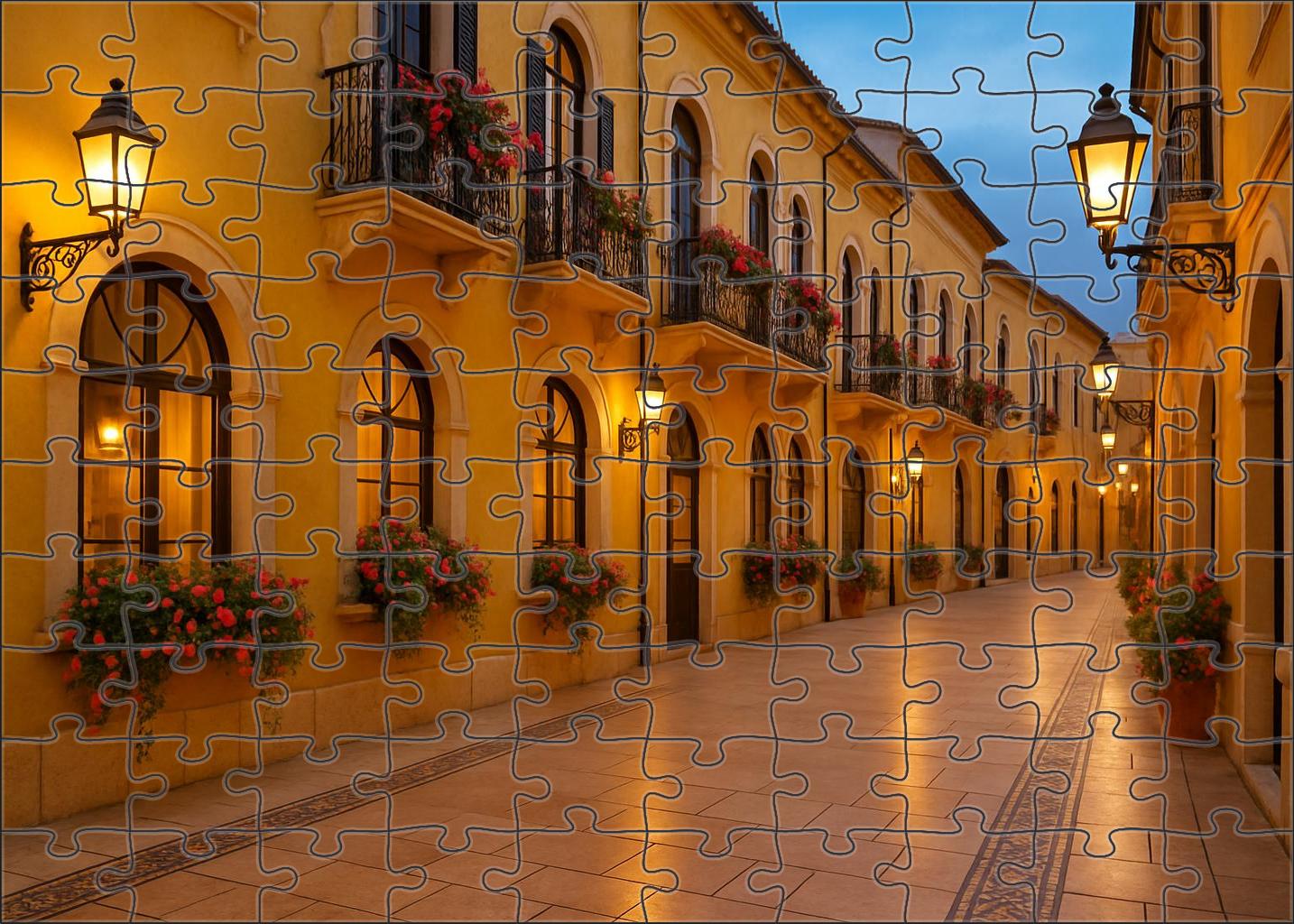 Sunburst Promenade Puzzle For Kids
