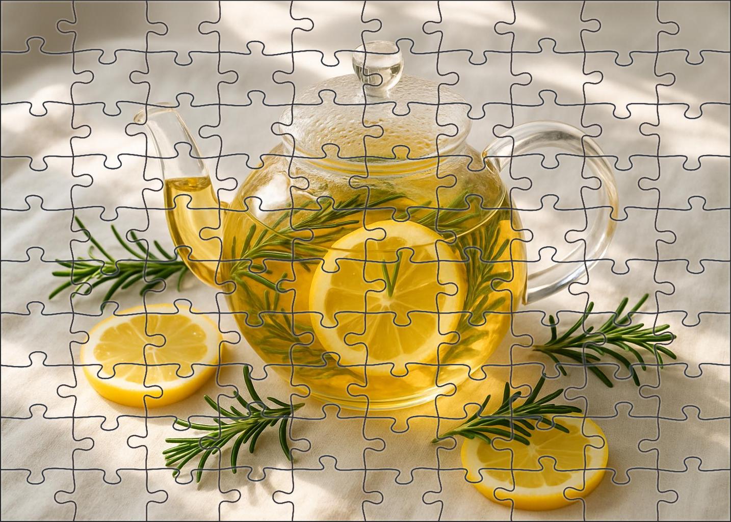 Rosemary Citrus Herbal Tisane Puzzle Fun