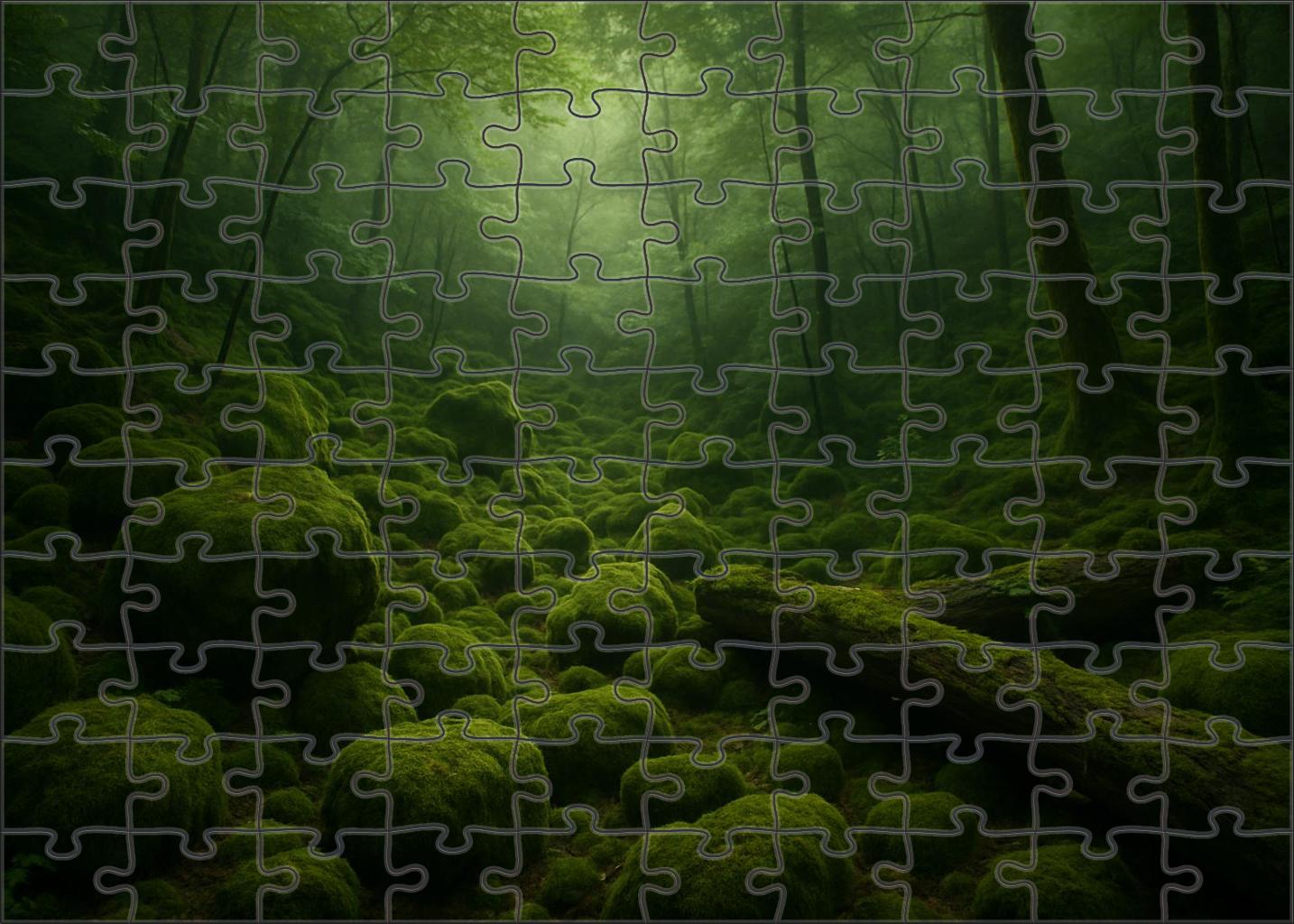 Quiet Moss Dell Unique Puzzle Design