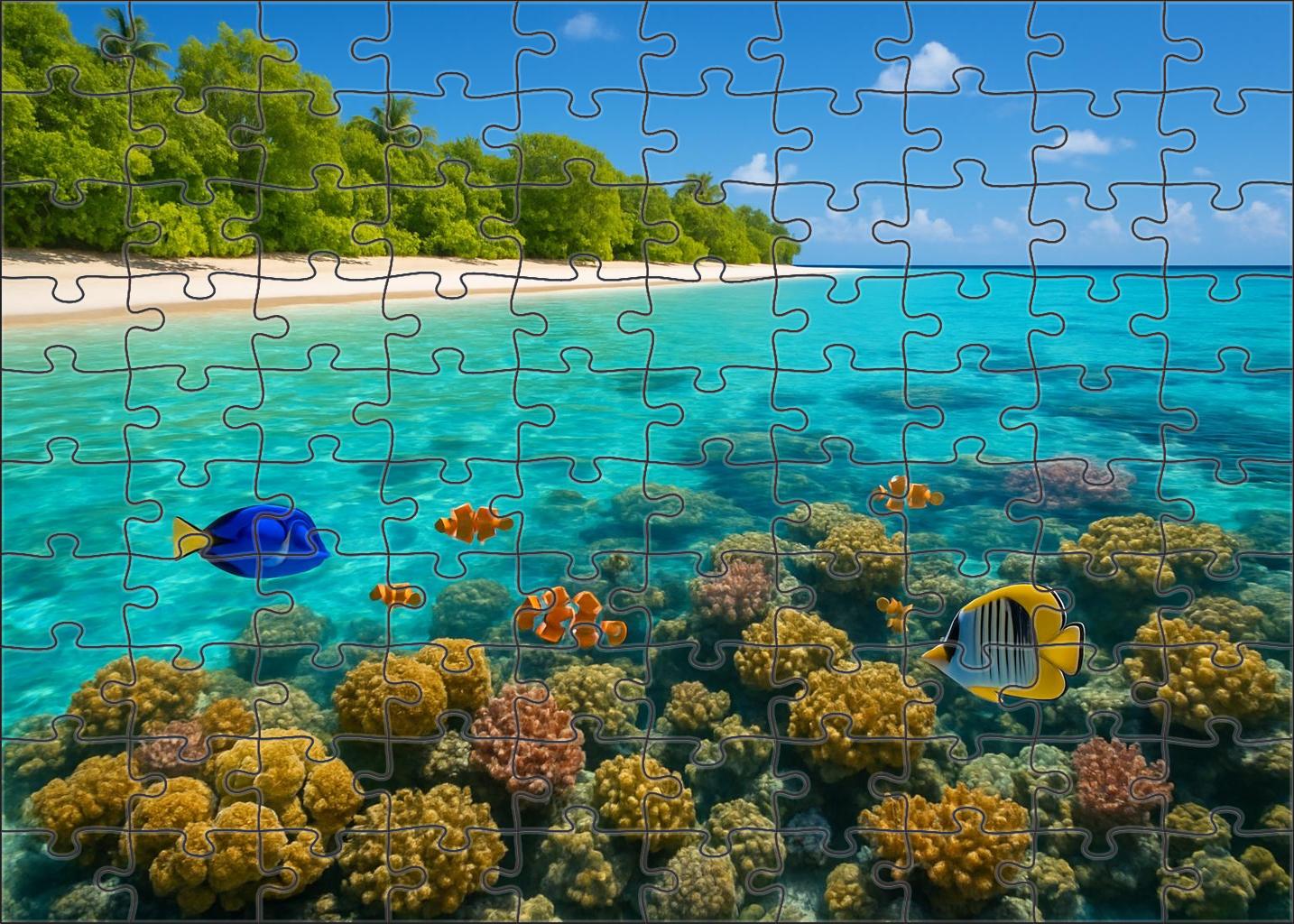 Crystal Bay Reefs Large Format Puzzle