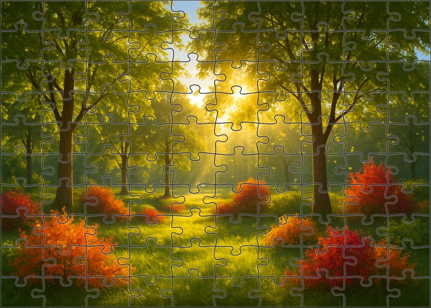 Sunlit Ridgewood 100 Piece Puzzle