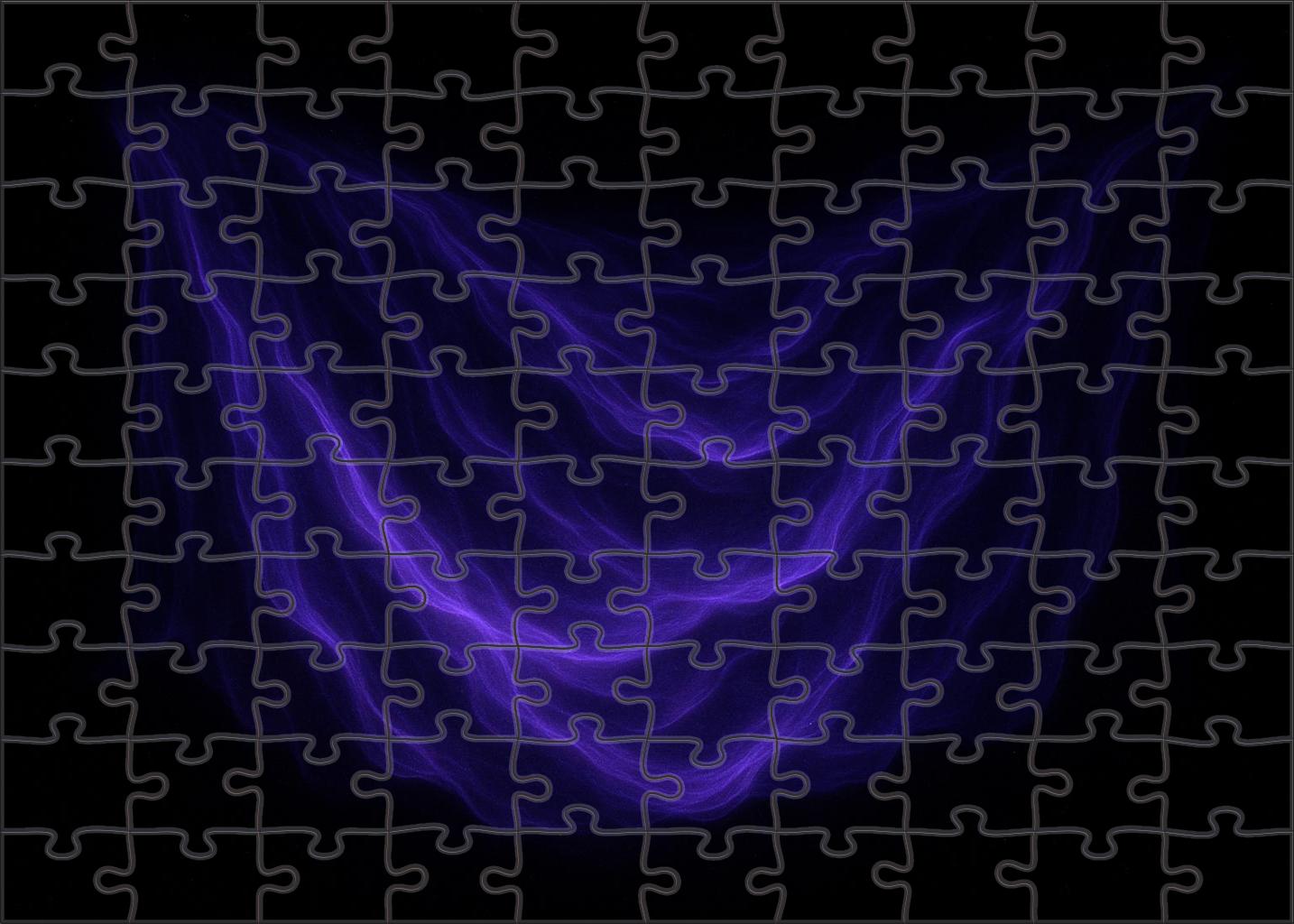 Violet Plasma Curtain 100 Piece Puzzle