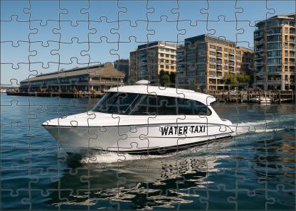 Battery-electric Water Taxi 100 Piece Puzzle