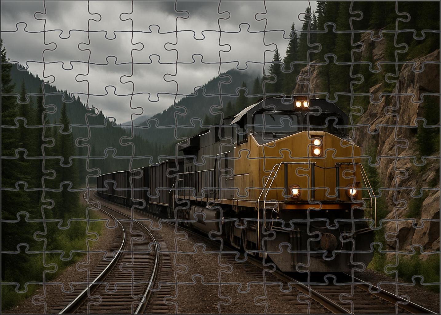 Ironwood Mountain Freight Hauler 20 Piece Puzzle