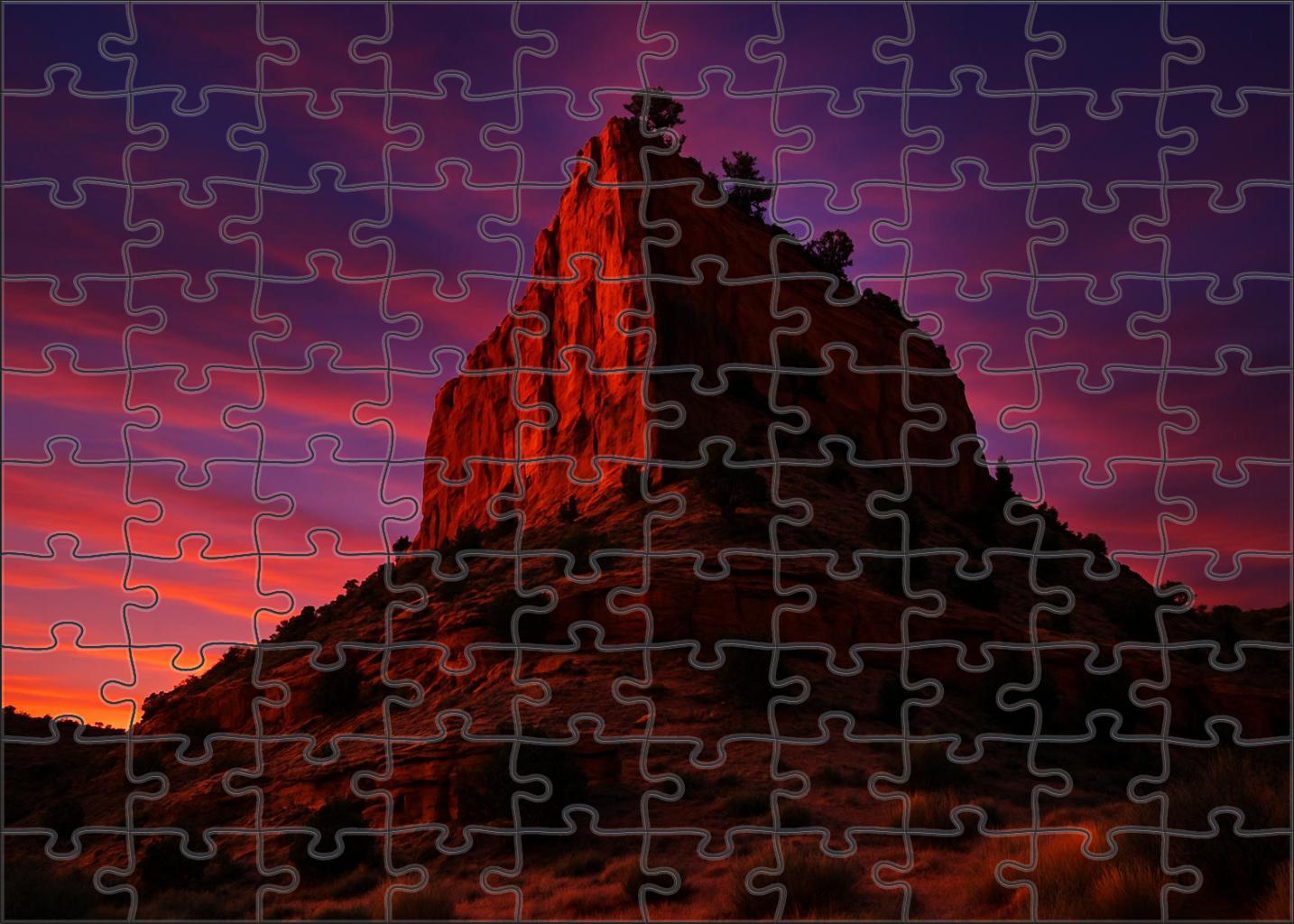 Crimson Twilight Bluff Puzzle Collection