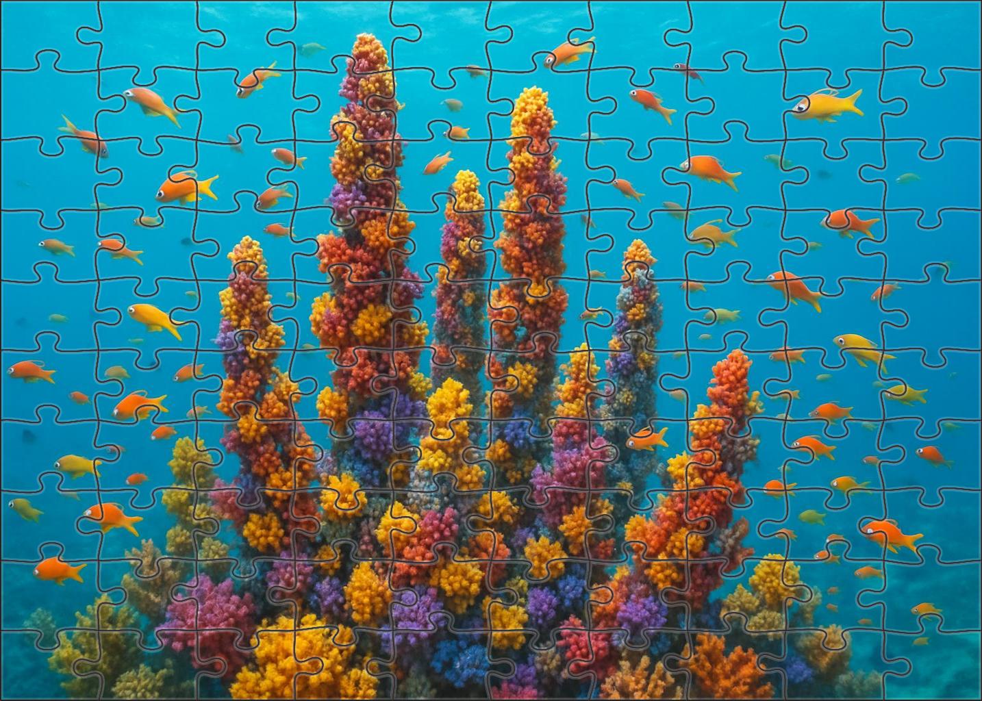 Coral Spire Gardens 1000 Piece Puzzle
