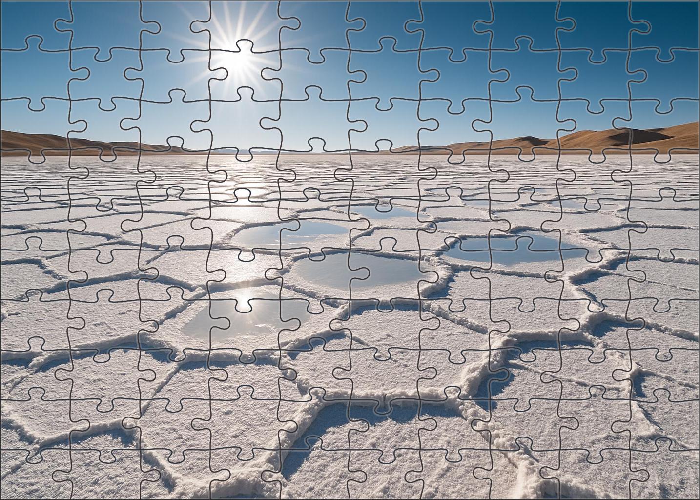 Salt Whisper Flats 200 Piece Puzzle