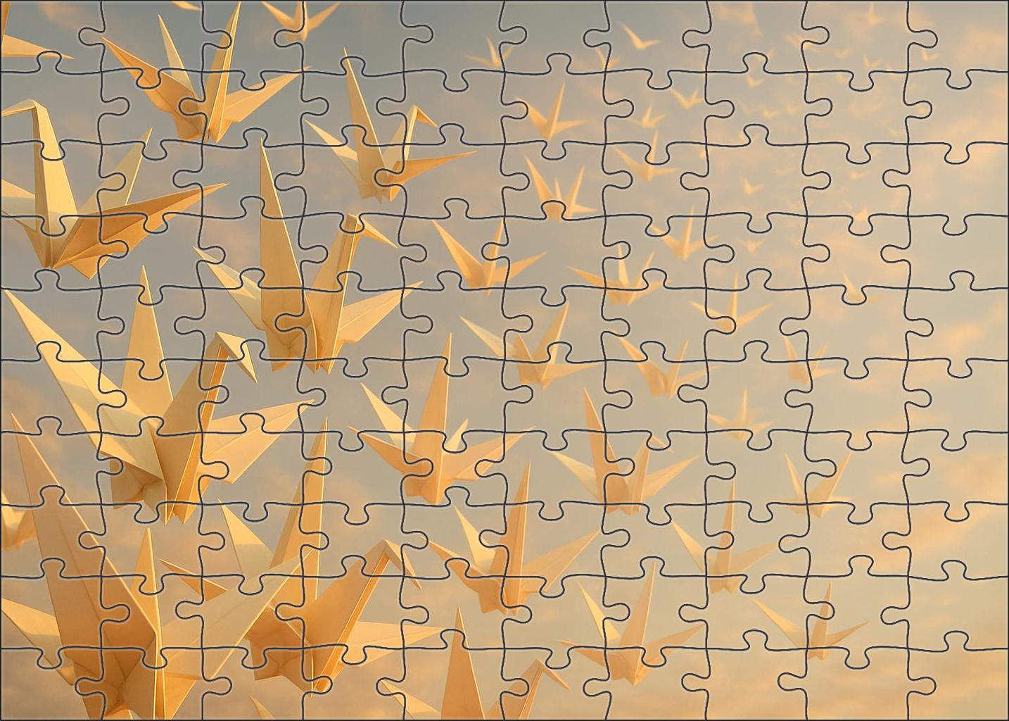The Paper Crane Aviary 200 Piece Puzzle