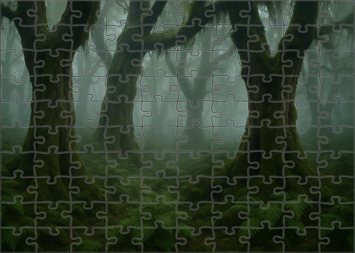 Misty Oak Haven Easy Puzzles