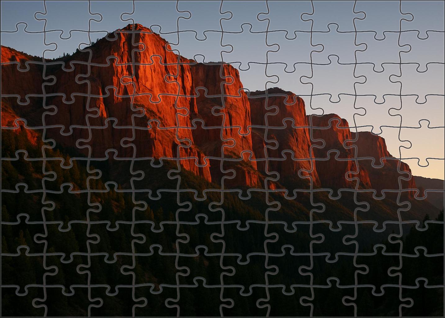 Crimson Slopes Peak Puzzle Collection