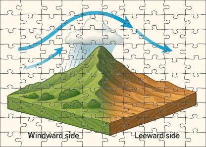Rain Shadow Effect Diagram 500 Piece Puzzle
