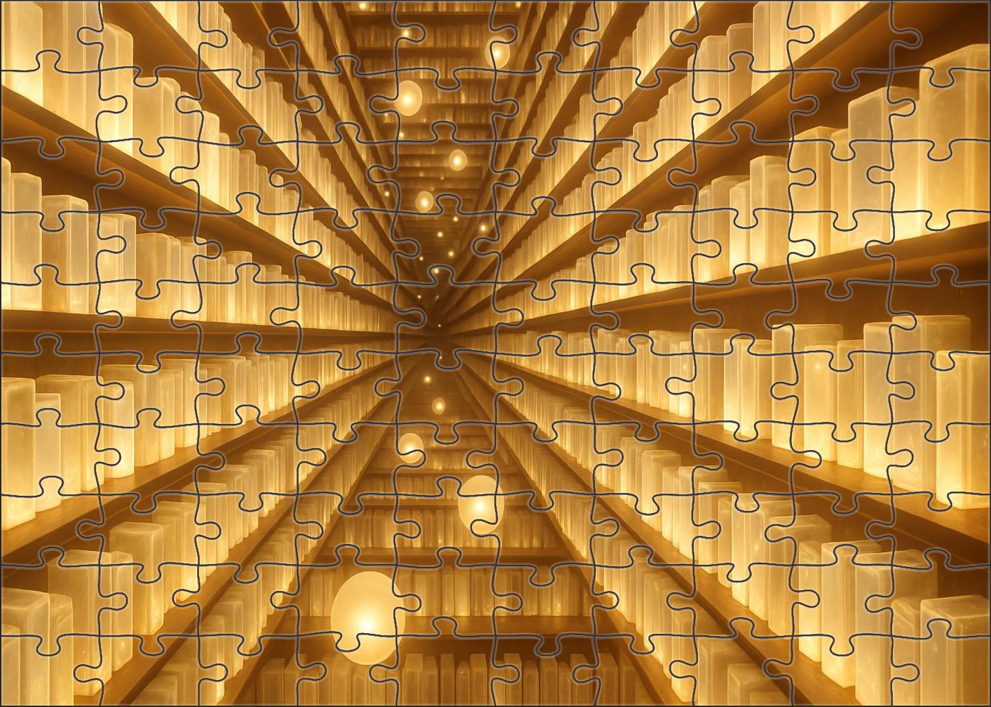 Library Of Endless Reflections Puzzle Challenge