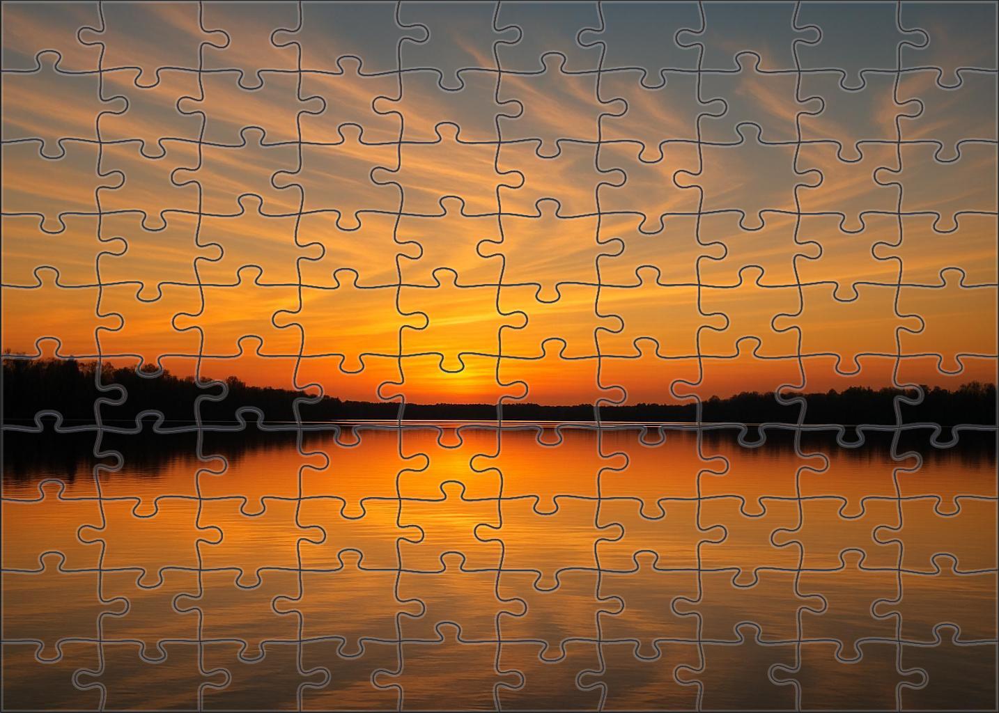 Golden Ripple Lake 100 Piece Puzzle