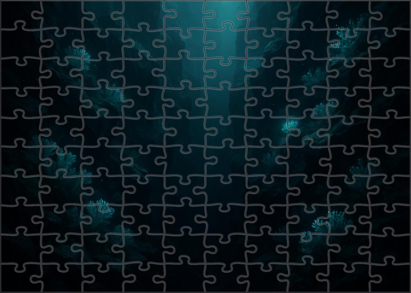 Twilight Abyssal Chasm Custom Jigsaw Puzzle