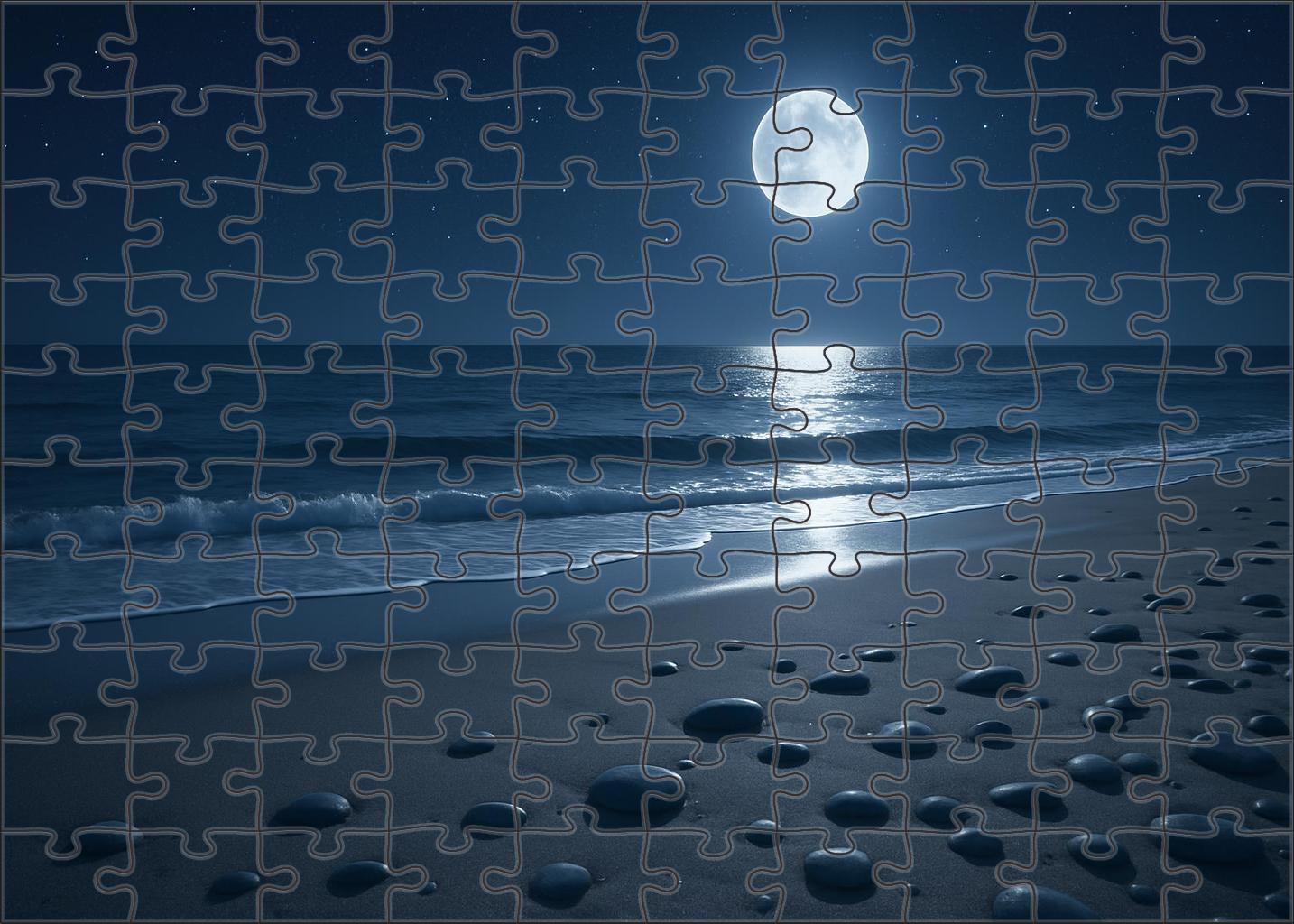 Moonlit Tide Bay Puzzle Challenge