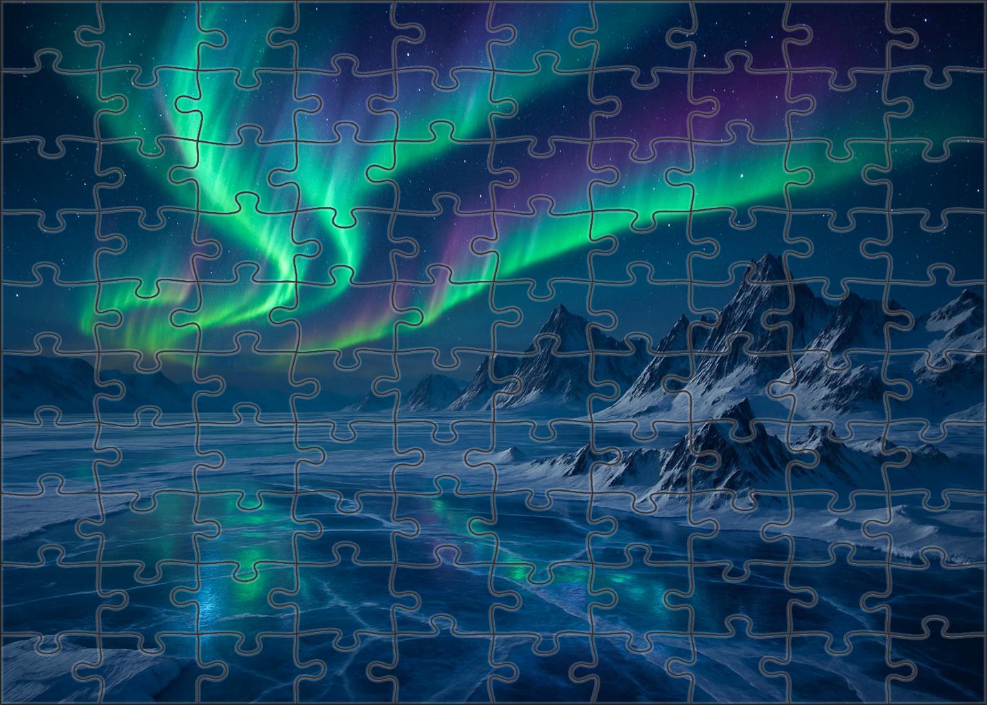 Polar Ice World Shimmer Easy Puzzles