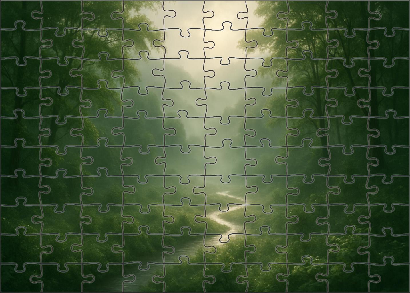 Emerald Valley Mistfall 100 Piece Puzzle