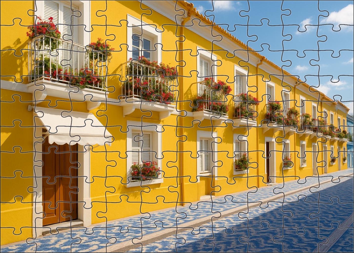 Saffron Row 300 Piece Puzzle