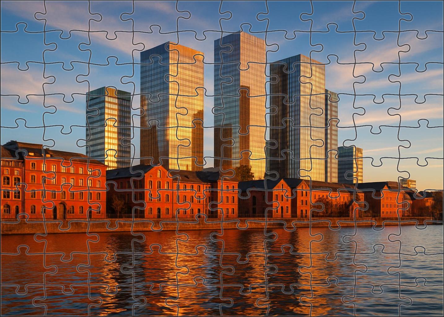 Buenos Aires Puerto Madero Skyline Riverfront Renewal With Contemporary Flair 300 Piece Puzzle