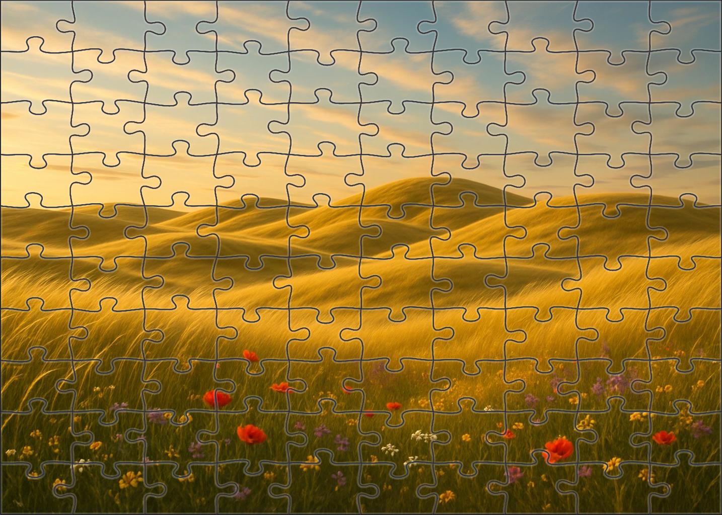 Golden Prairie Knolls Puzzle For Kids