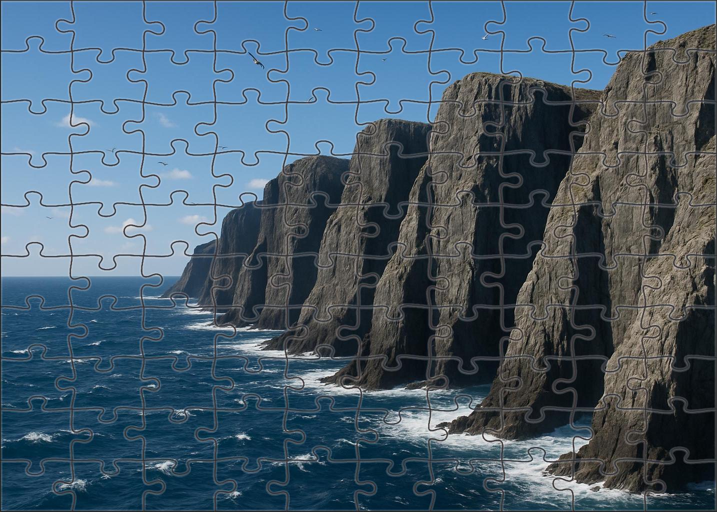 Azure Cliff Vista 200 Piece Puzzle