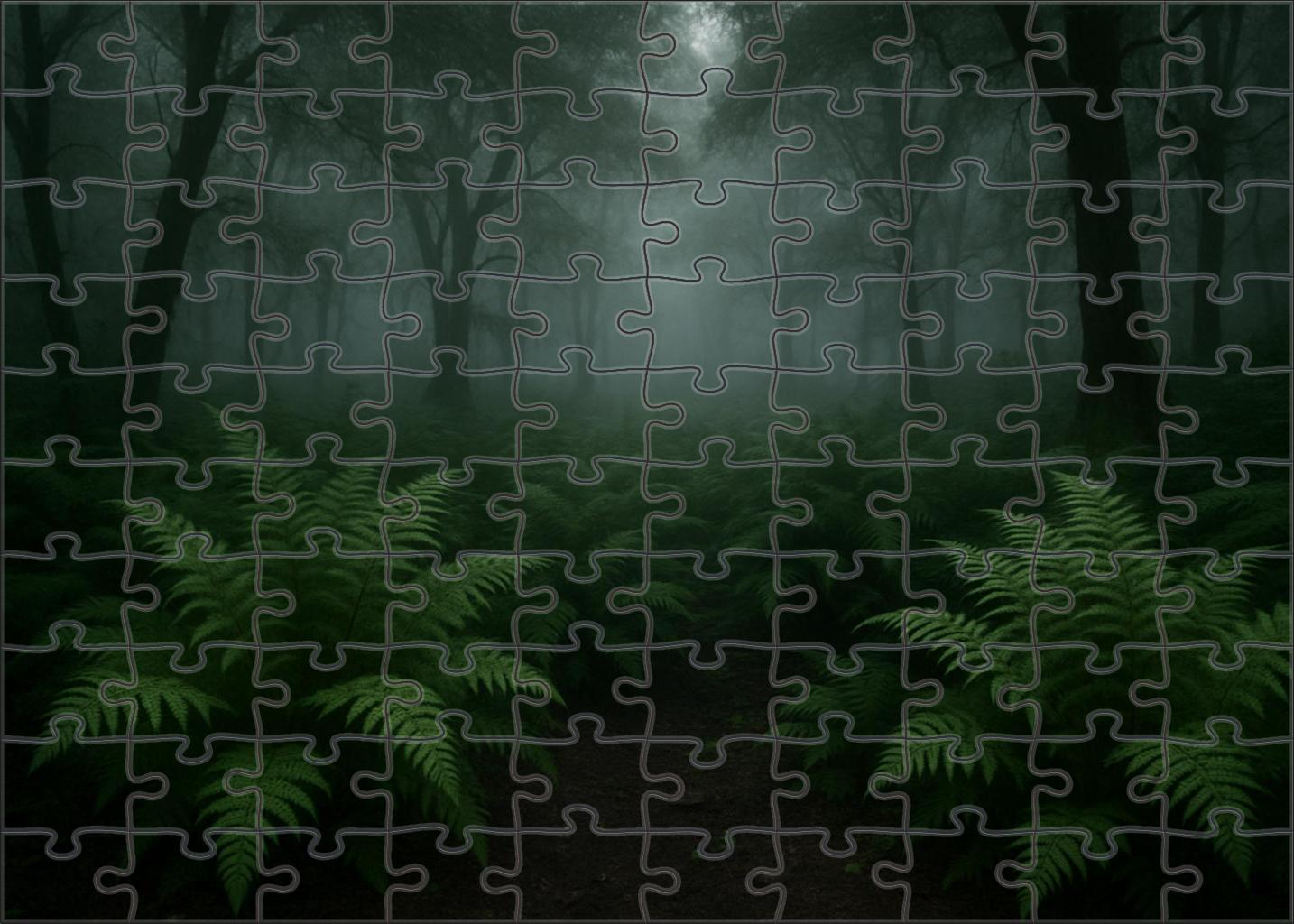 Misty Fern Glade 500 Piece Puzzle