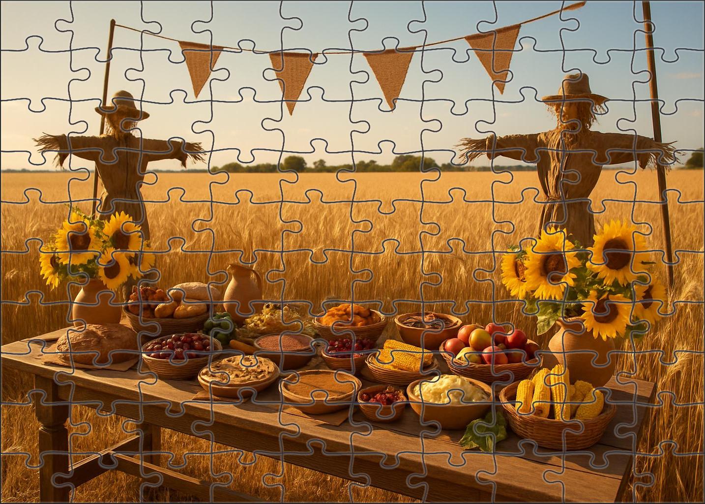 Golden Field Revelry 300 Piece Puzzle