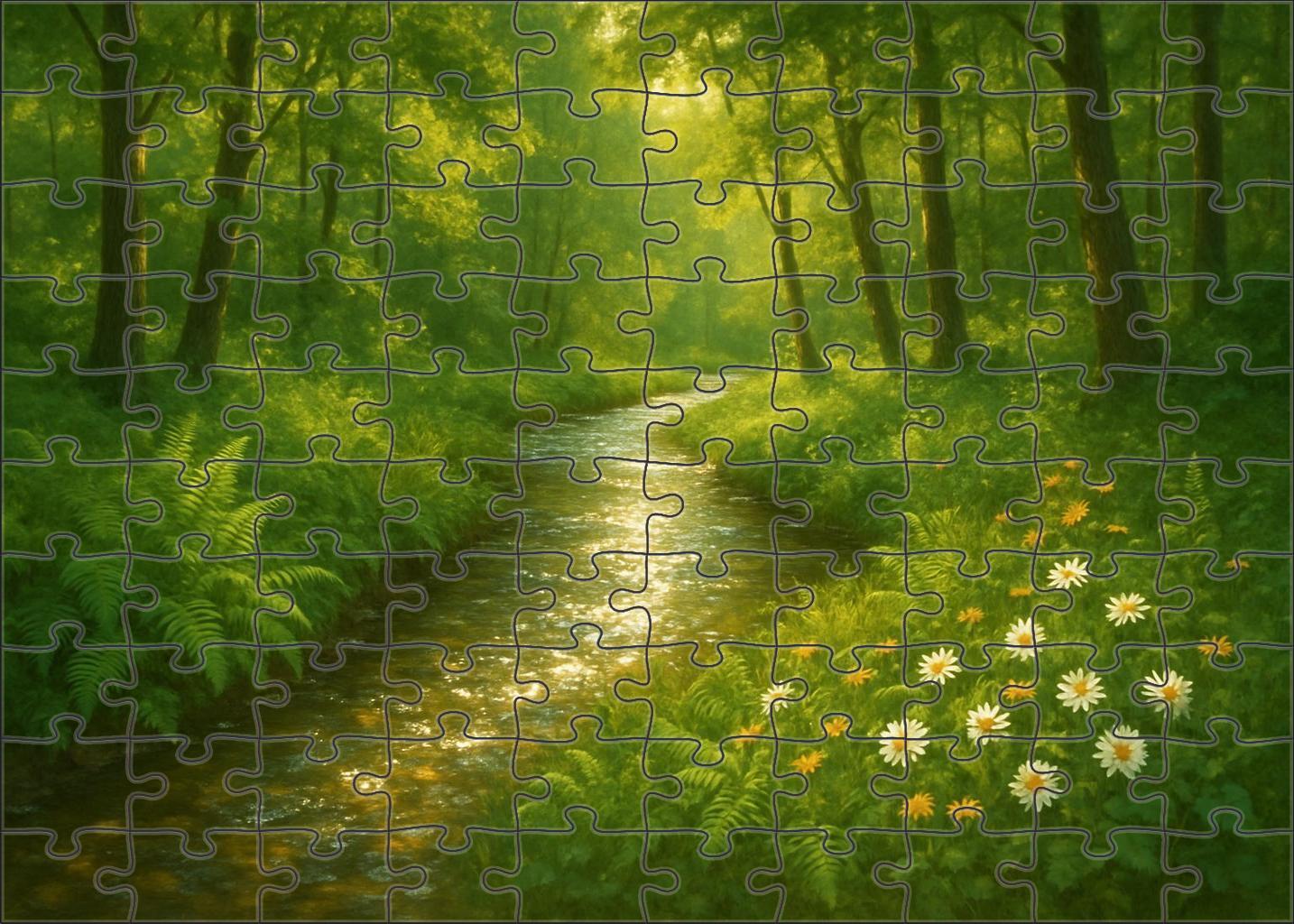 Shimmering Creekwood Glimmer Large Format Puzzle