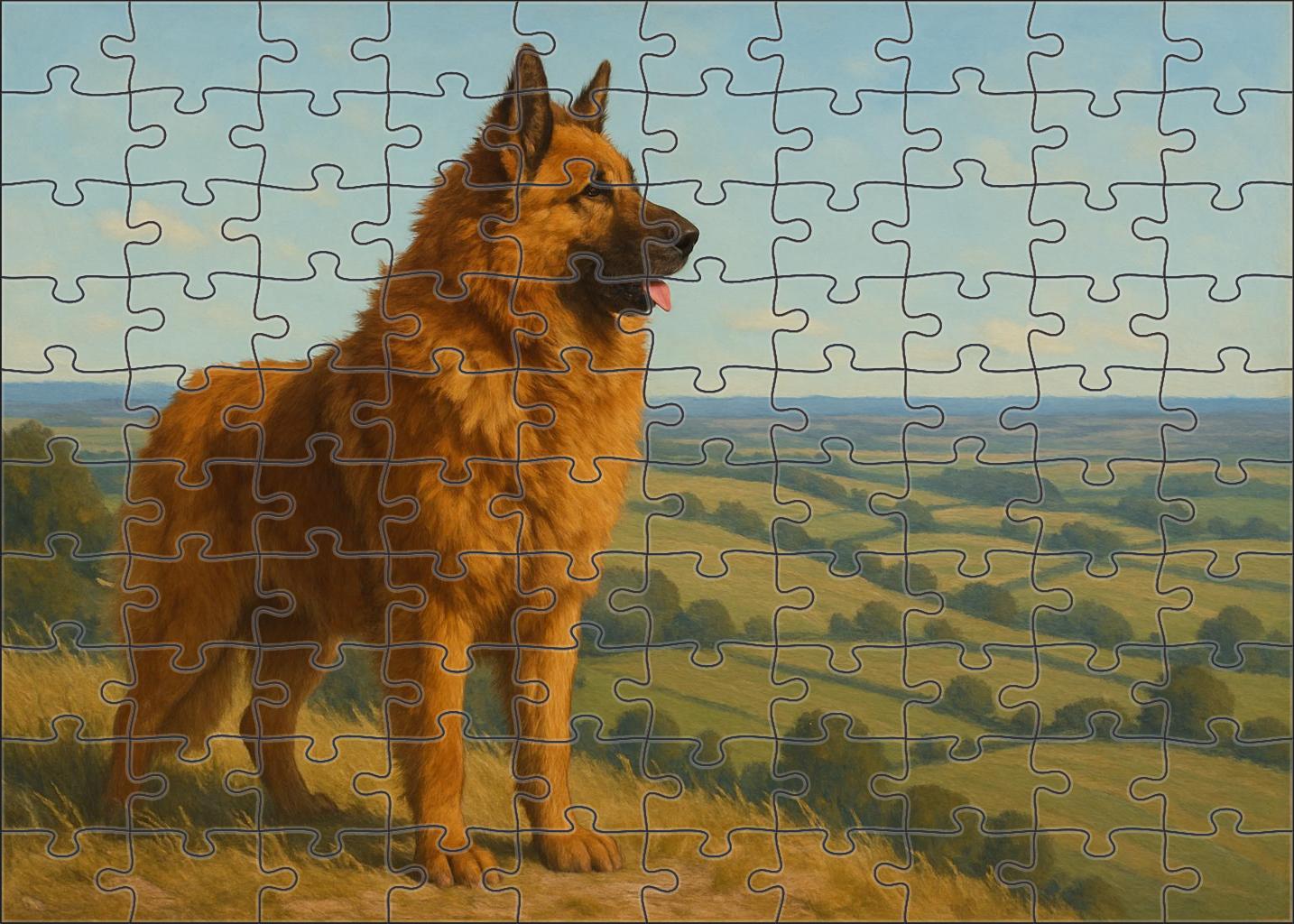 Amber Ridge Shepherd 500 Piece Puzzle