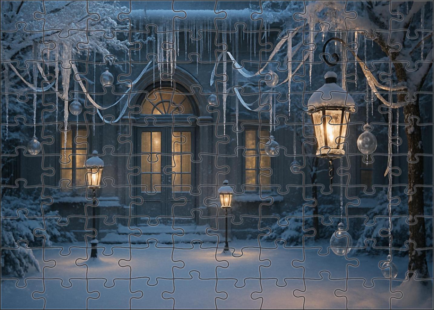 Icicle Glow Gathering Puzzle For Adults