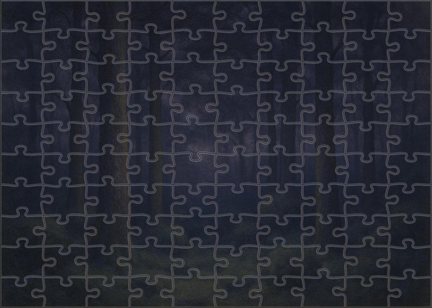 Veiled Twilight Grove Unique Puzzle Design