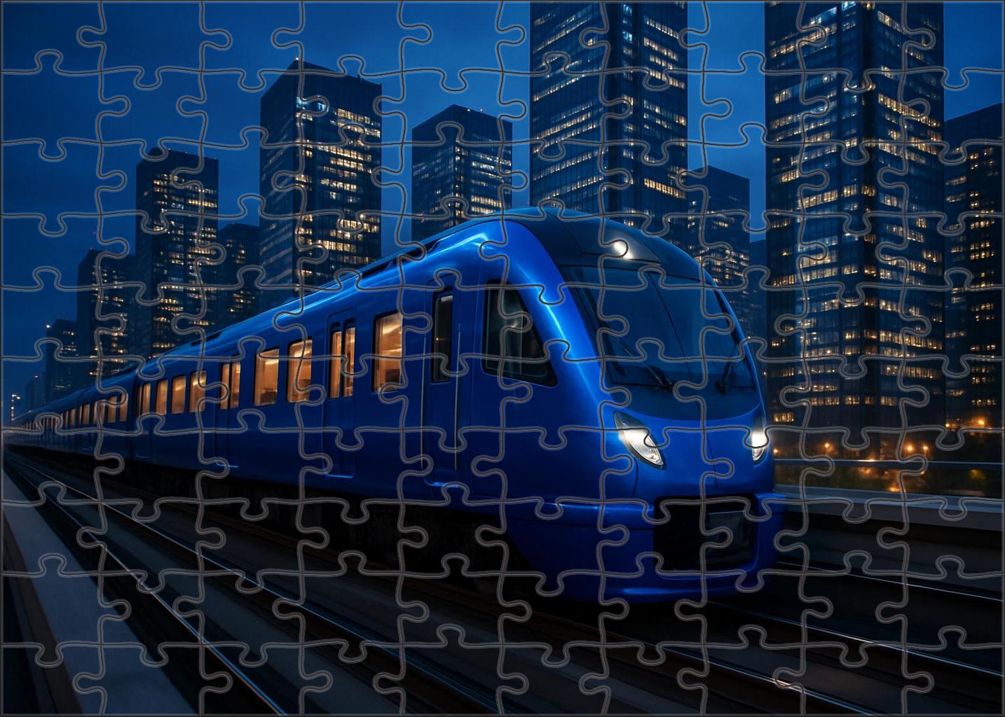 Sapphire City Commuter Puzzle For Adults