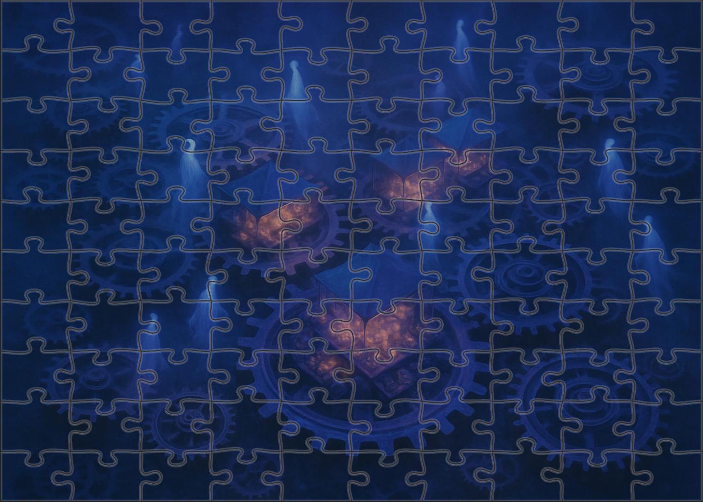 Suspended Clockwork Bazaar Puzzle For Adults