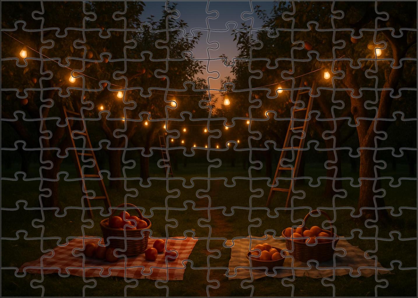 Amber Evening Orchard 200 Piece Puzzle