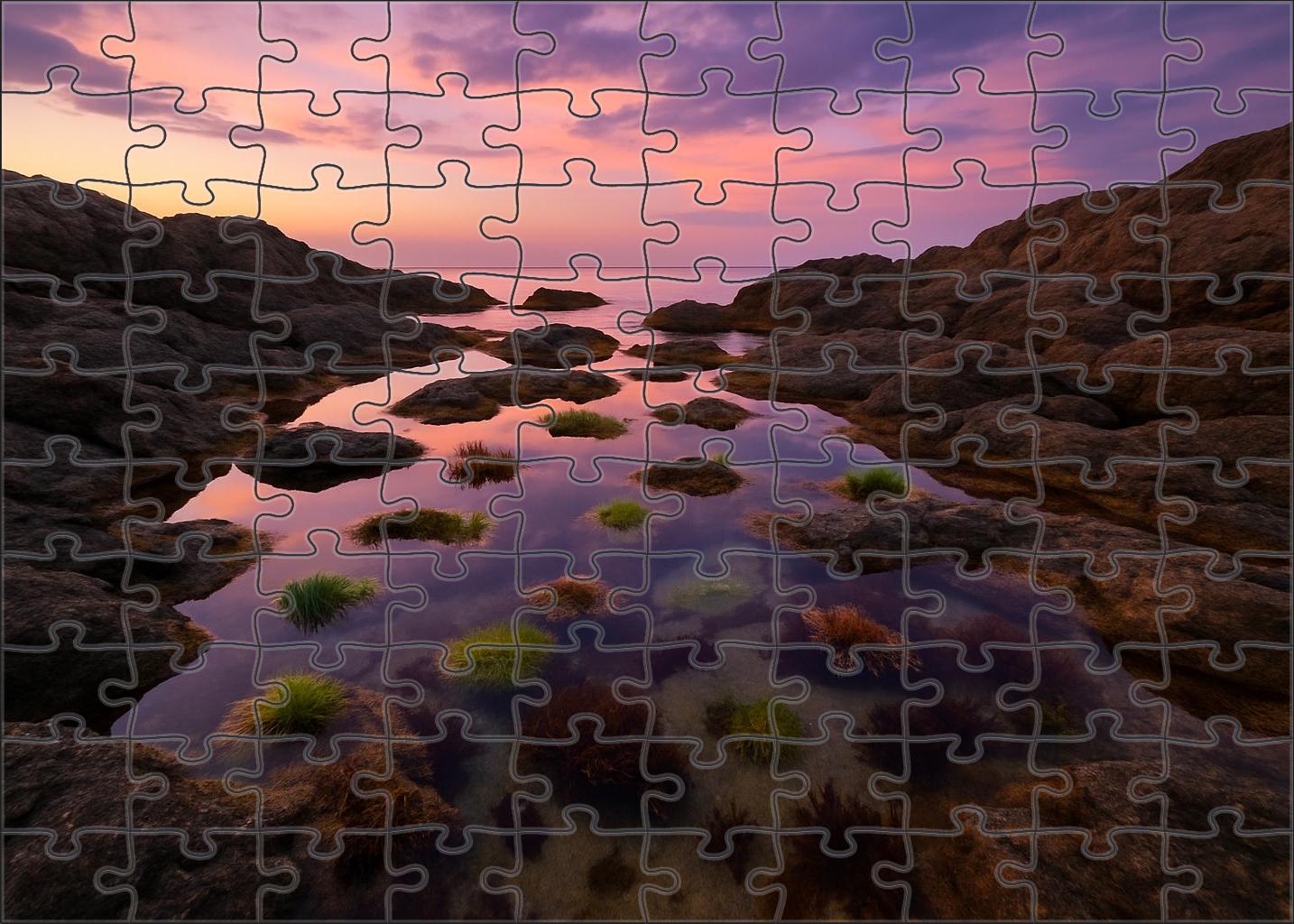Twilight Tidal Pools Mini Puzzle