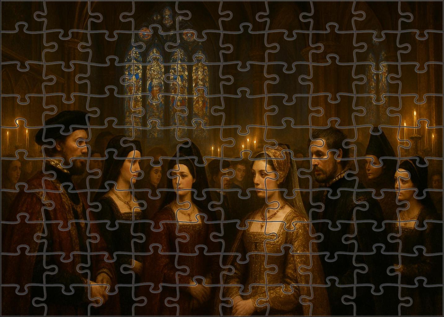 High Fantasy Royal Court Opulent Costumes And Political Intrigue Puzzle Fun