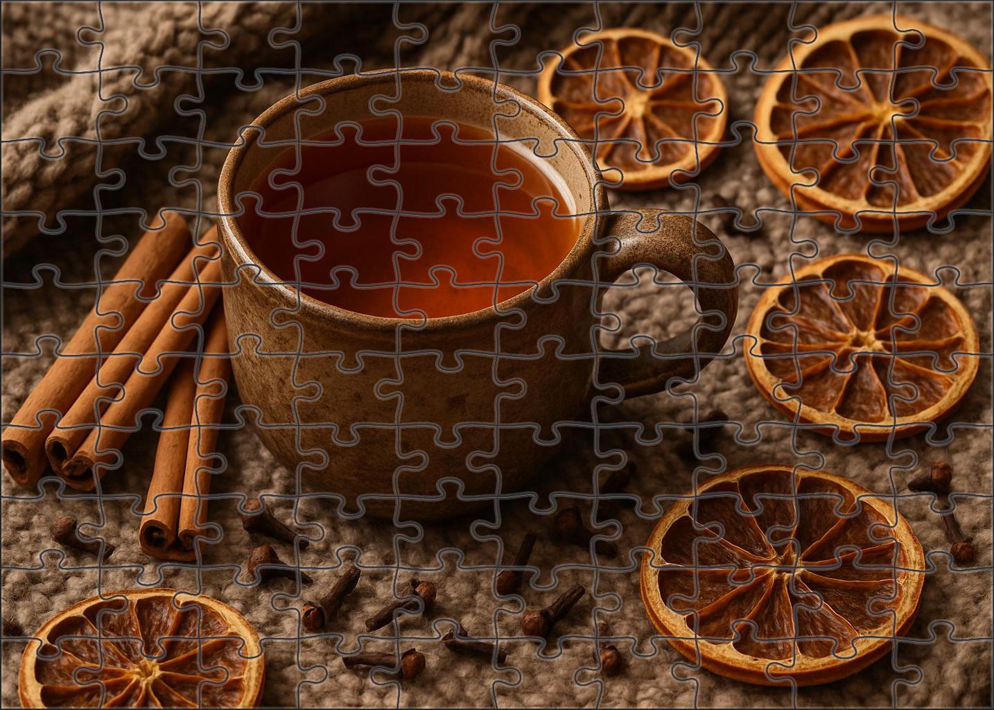 Spiced Hearth Herbal Blend With Cinnamon Clove And Orange Peel Easy Puzzles