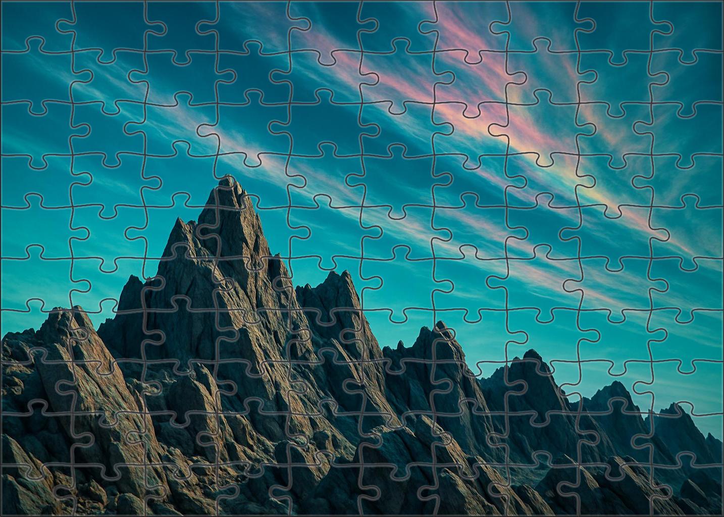 Sapphire Edge Glow Puzzle For Kids