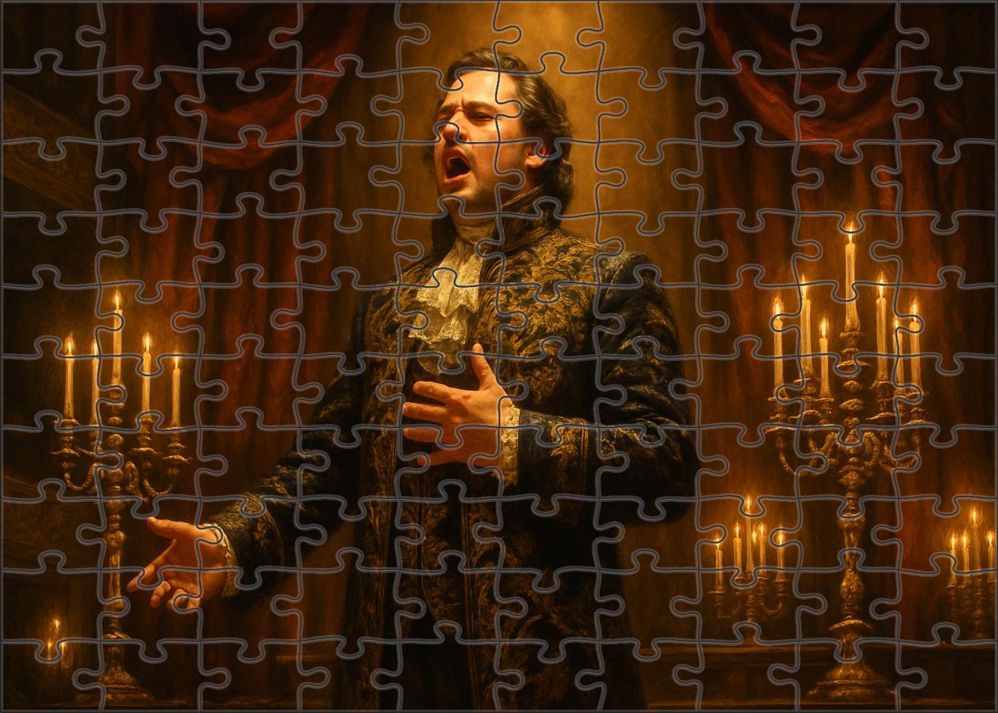 Neo-baroque Pop Ornate Fashion And Cinematic Soundscapes Unique Puzzle Design