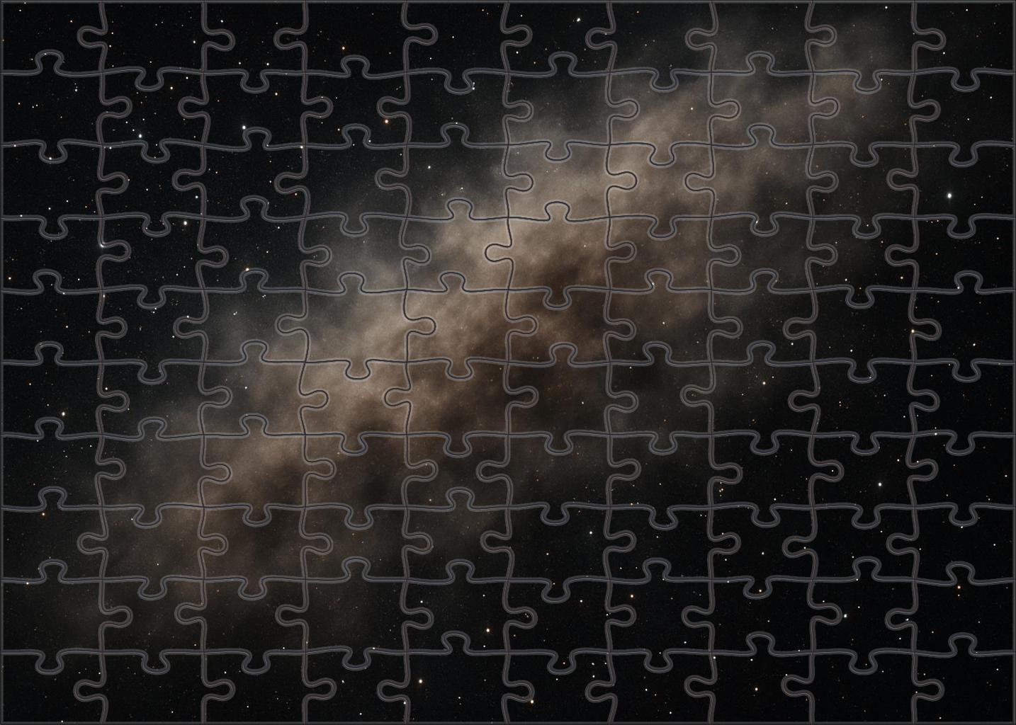 Deep Space Dust Storm Custom Jigsaw Puzzle