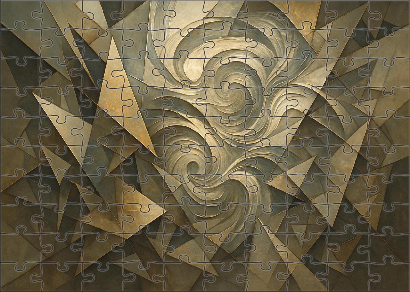 Tapestry Of Fragmented Realities 500 Piece Puzzle