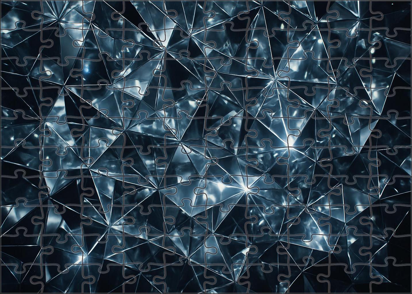 Fragments Of Infinite Reflection Large Format Puzzle