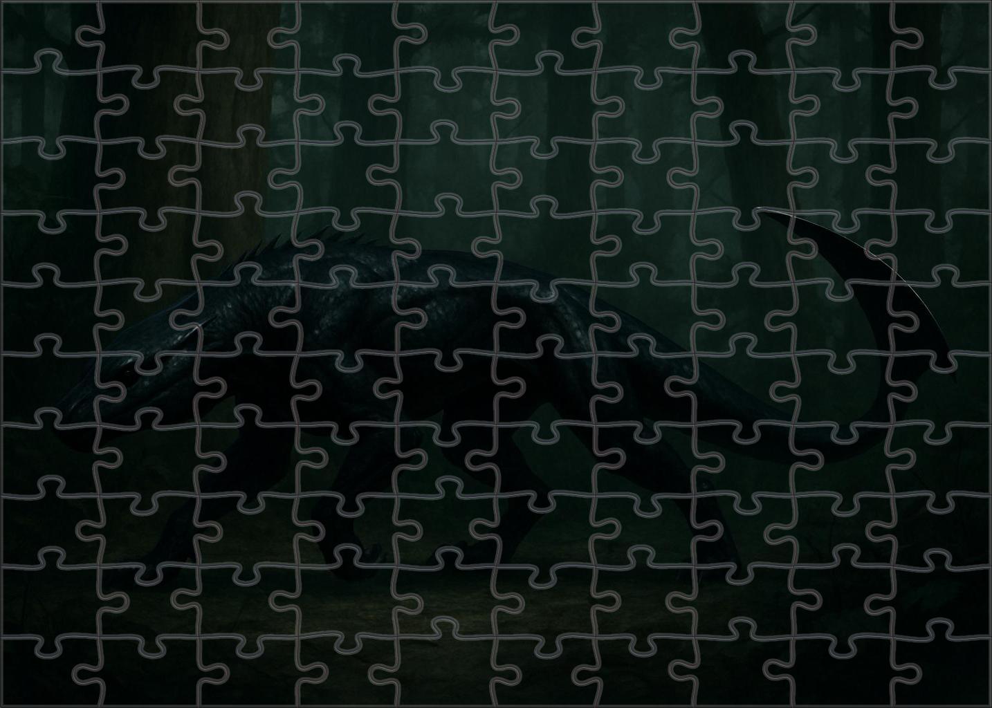 Obsidian Scale Basilisk Dark-tailed Forest Stalker Easy Puzzles