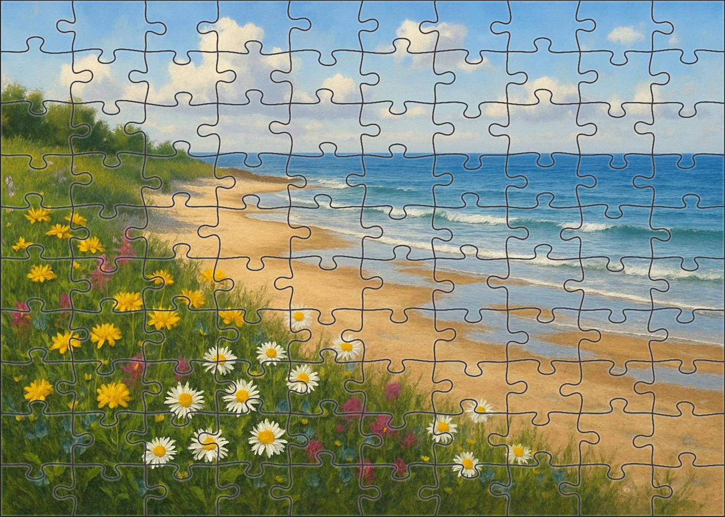 Seaside Meadow Shores Large Format Puzzle