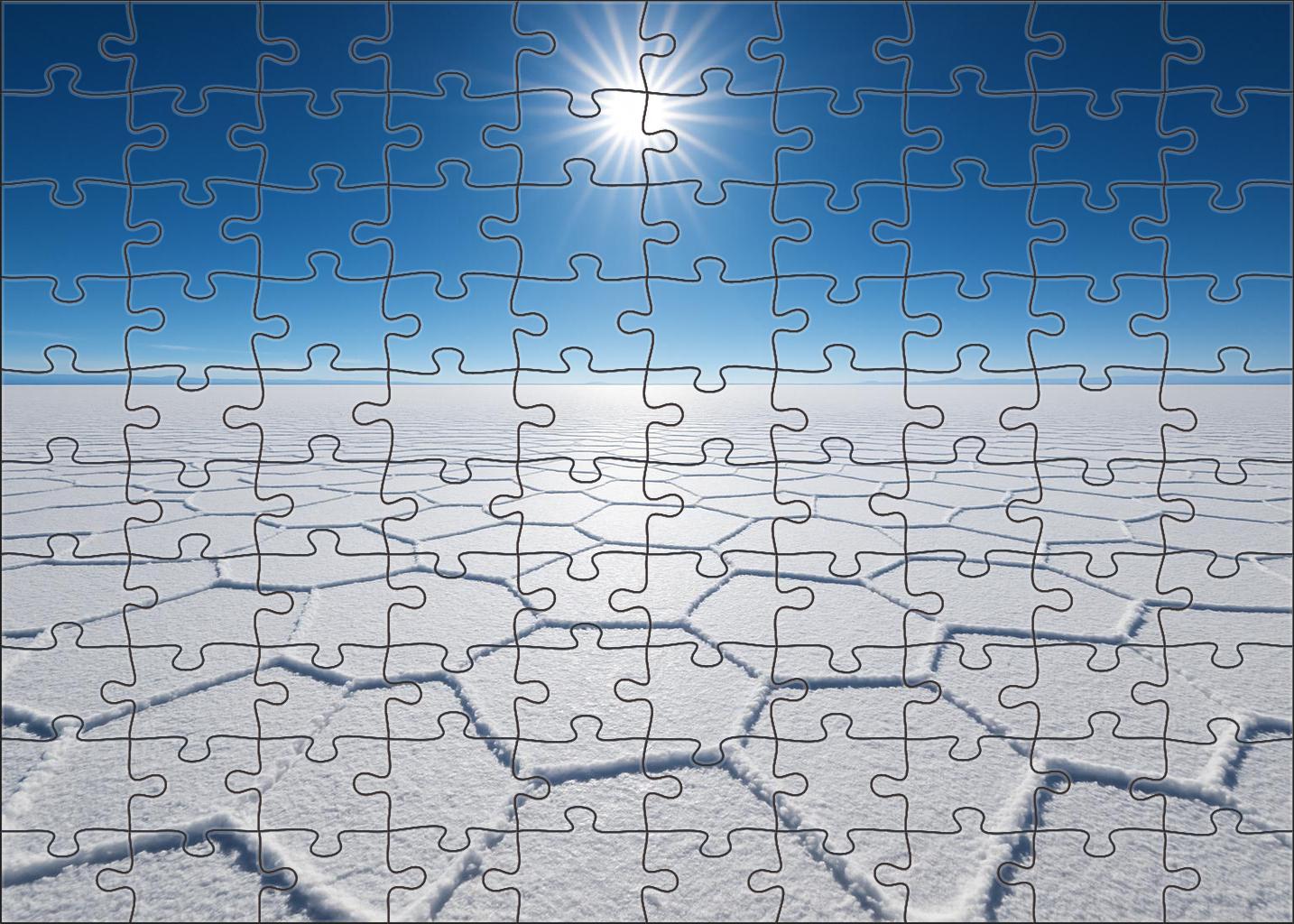 Saltpan Mirror Flats 1000 Piece Puzzle