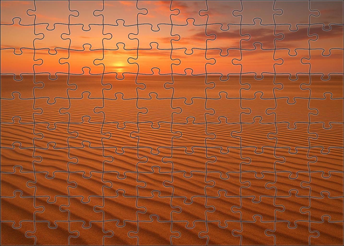 Dusky Ripple Plains Unique Puzzle Design