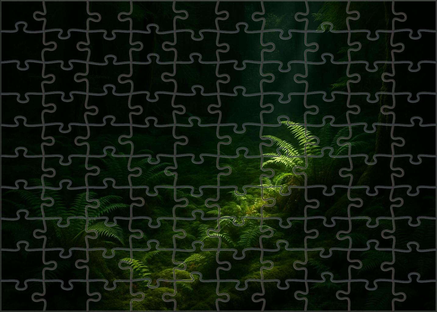 Verdant Shadow Hollows 1000 Piece Puzzle